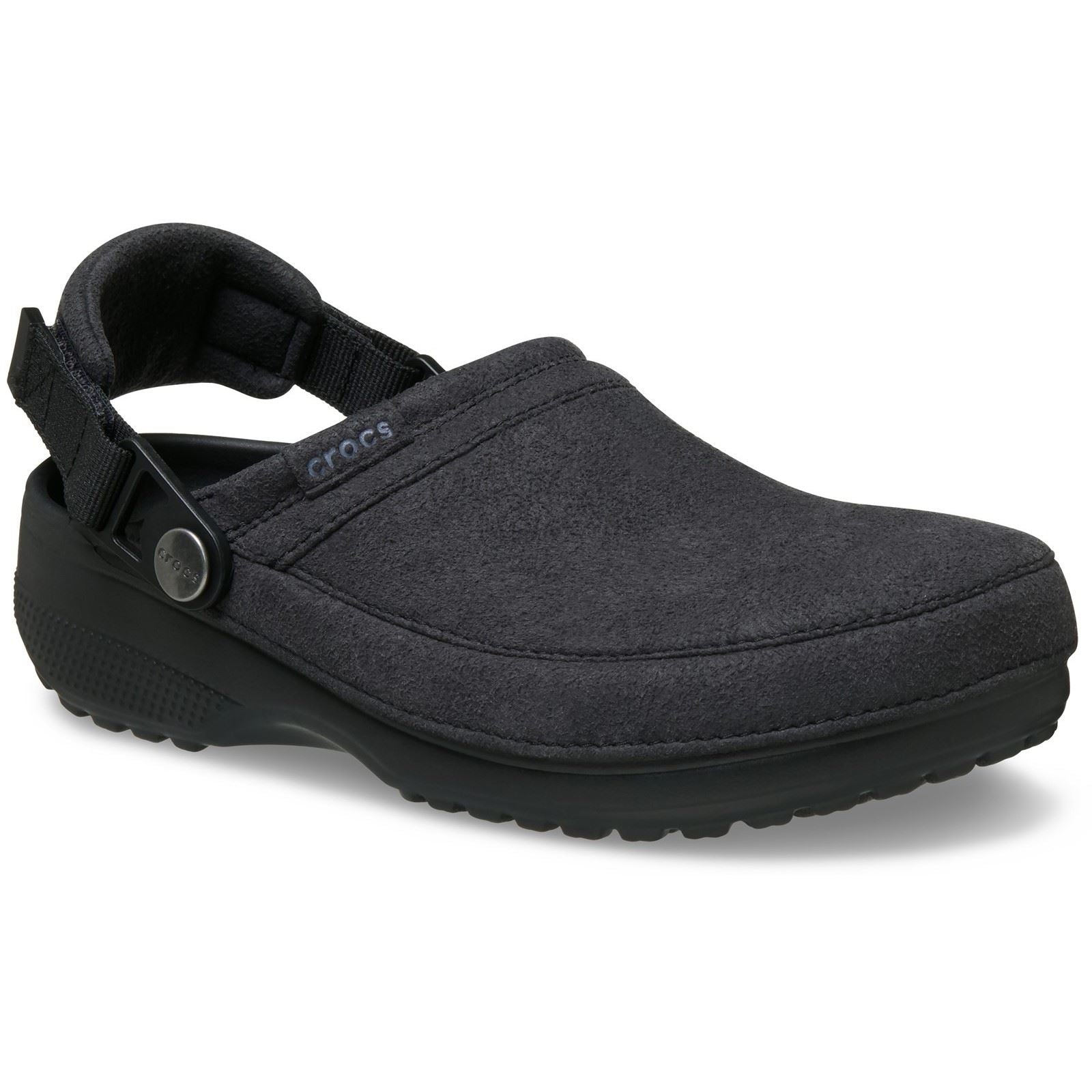Crocs Classic Crafted Vegan Textile Blend Women's Black Clogs