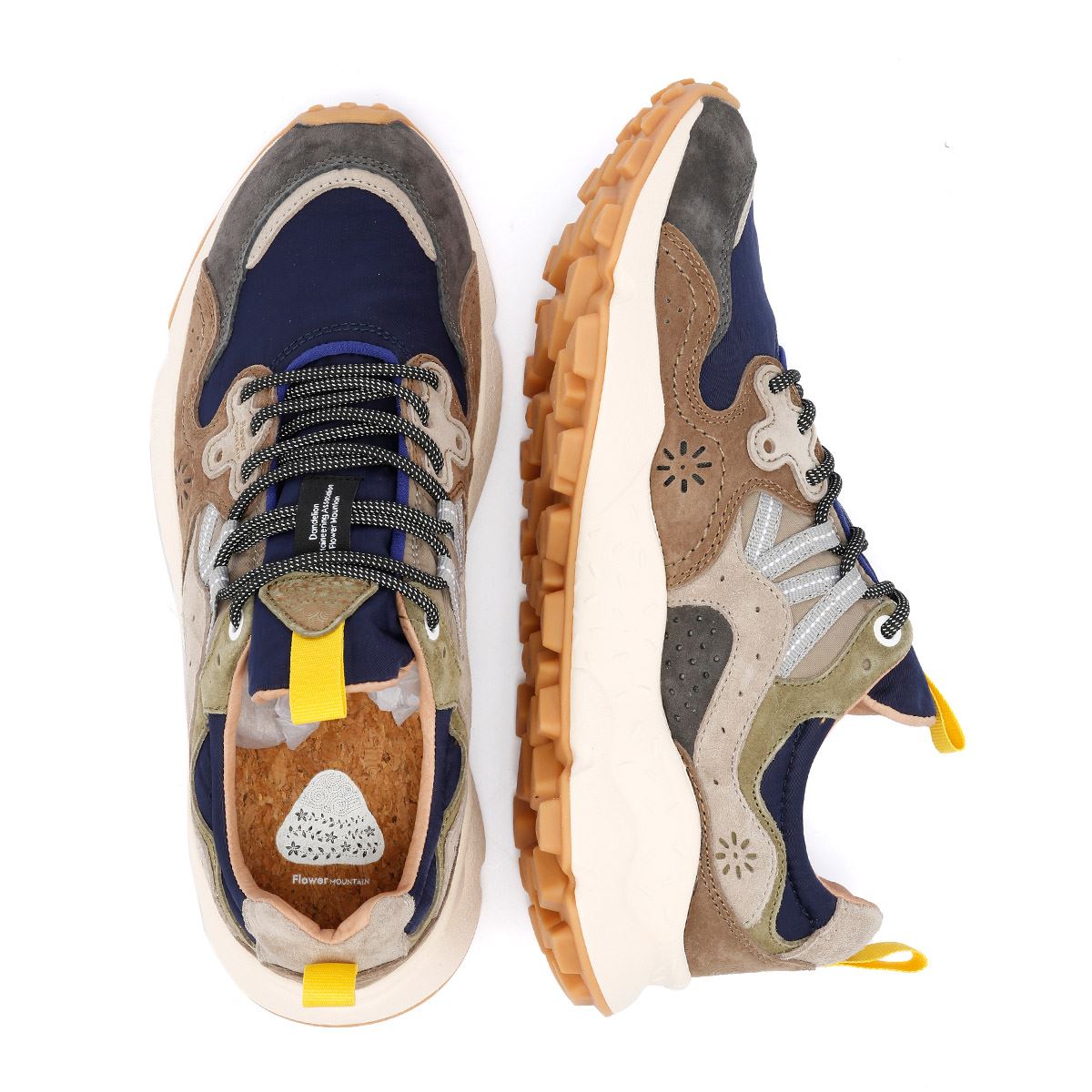 Flower Mountain Yamano 3 Men's Navy Trainers