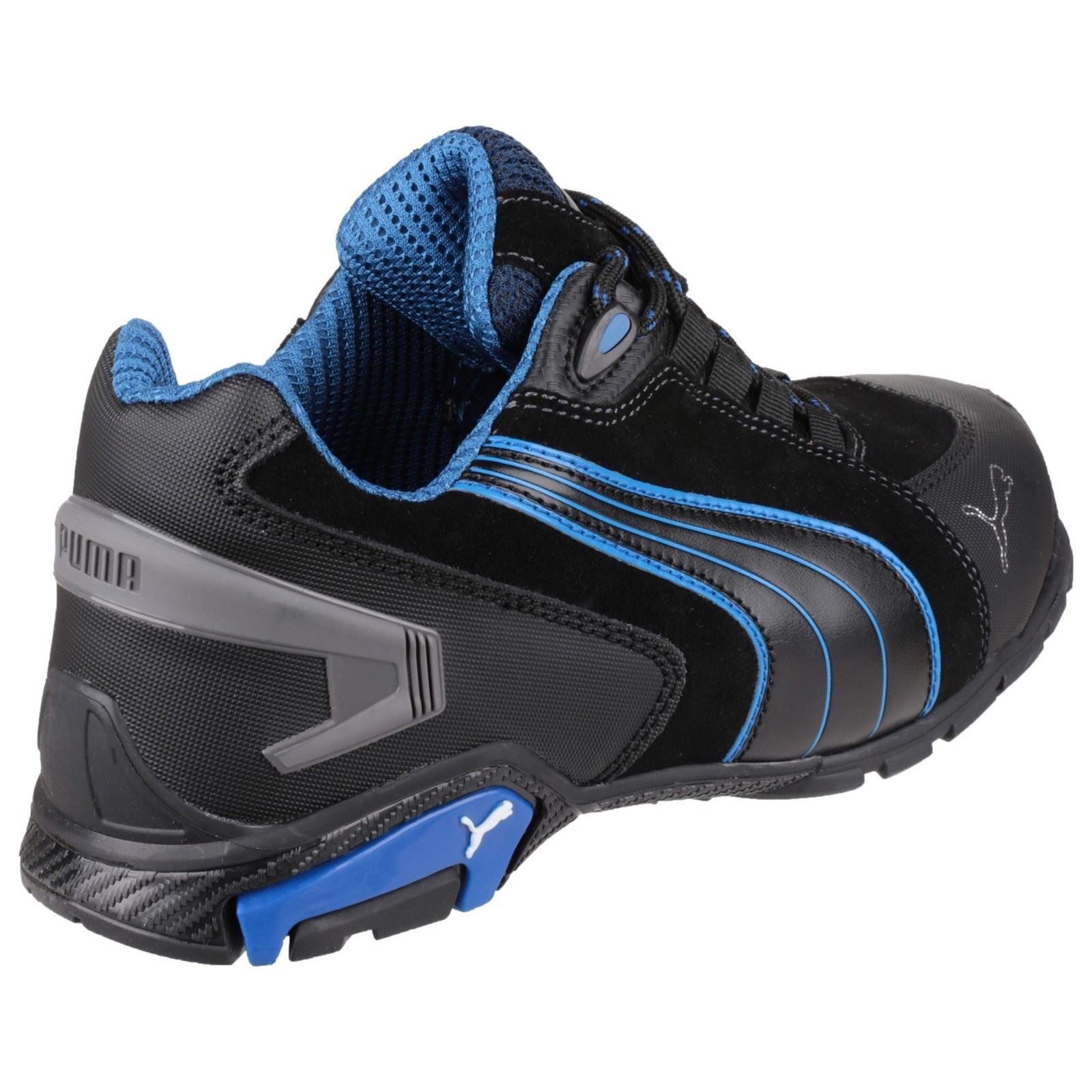 Puma Safety Rio Low Leather Black Safety Trainers