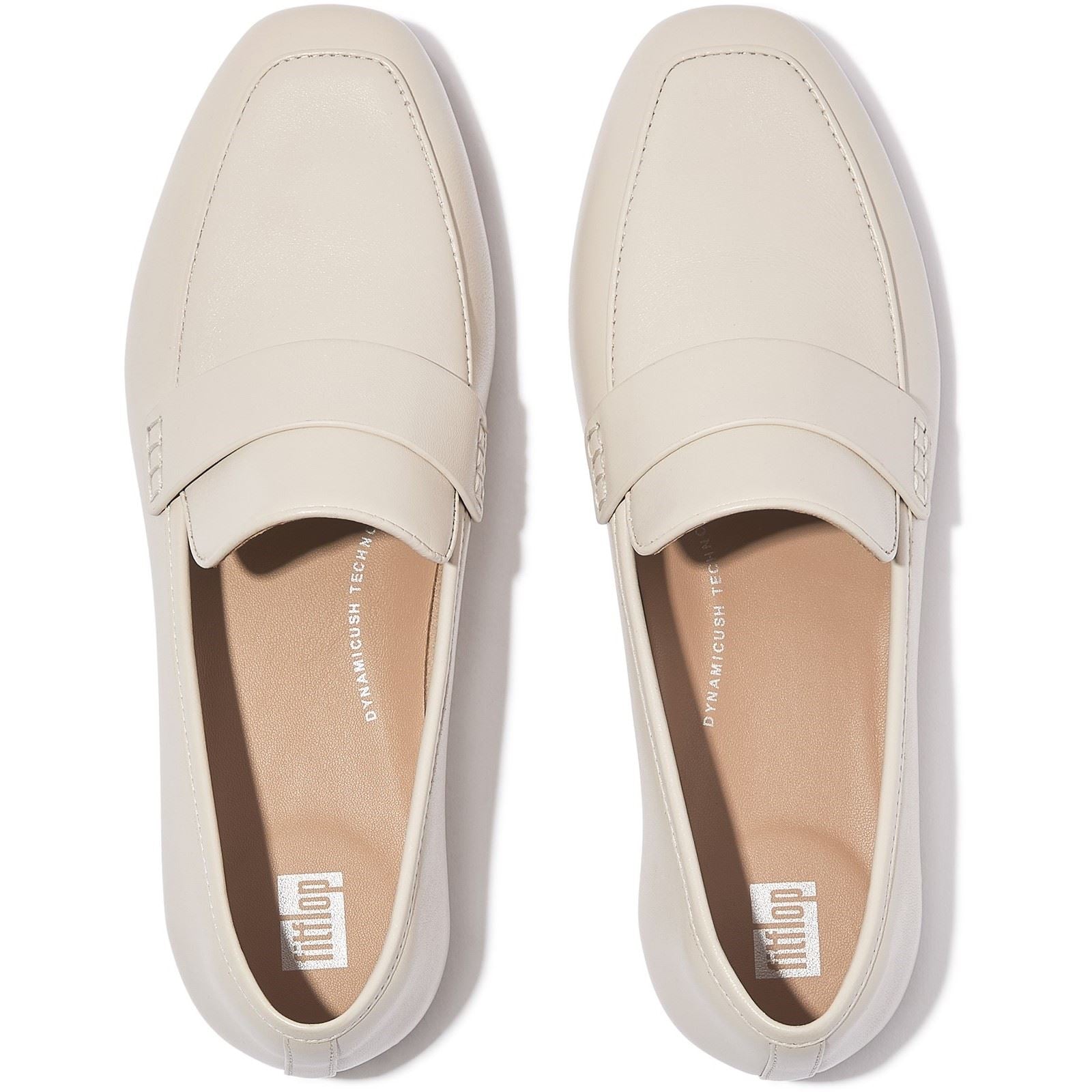 Fitflop Delicato Loafer Leather Women's Paris Beige Loafers