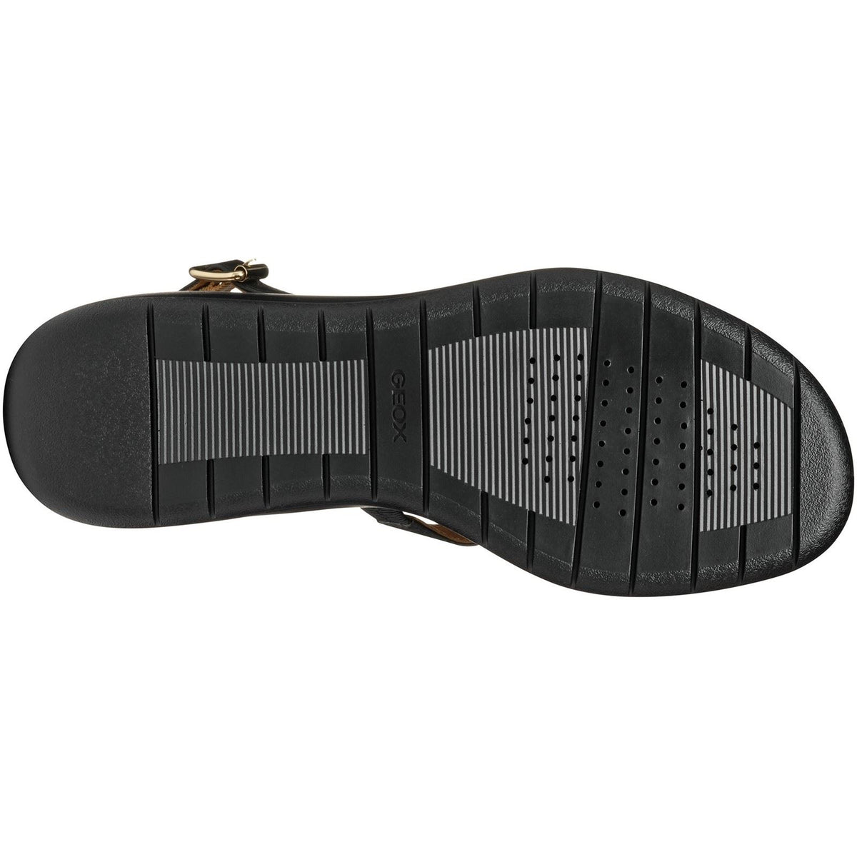 Geox D MELICONIA Synthetic Women's Black Wedges