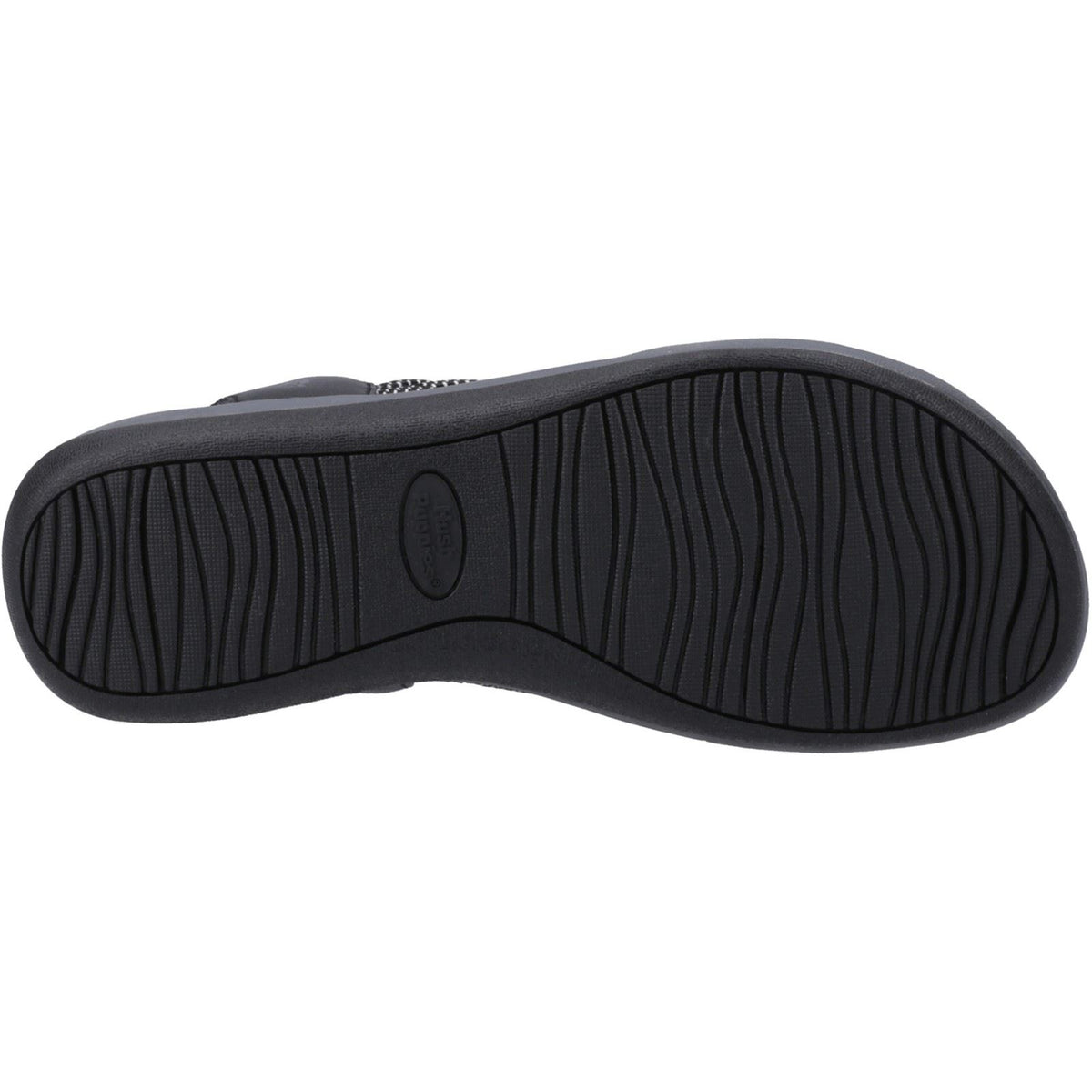 Hush Puppies Susanna Leather Women's Black Sandals