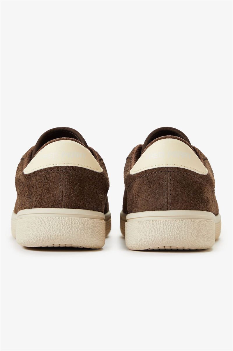 Fred Perry Tennis Shoe Suede Men's Tobacco/Ice Cream Trainers