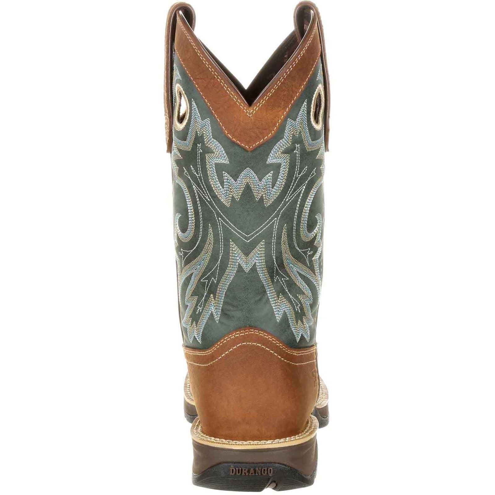 Durango Rebel Leather Men's Saddlehorn/Clover Boots