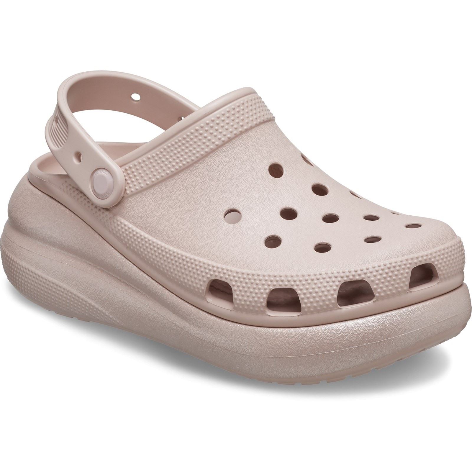Crocs Classic Crush Synthetic Pink Clay Clogs