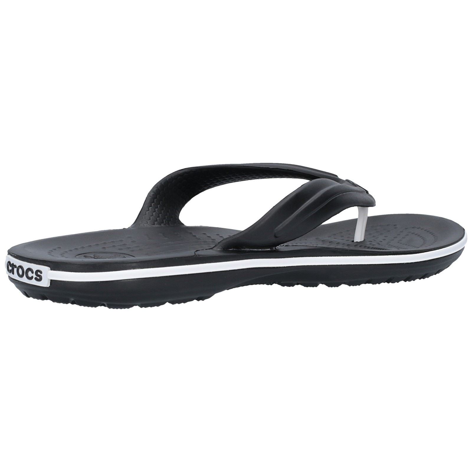 Crocs Crocband Flip Croslite Rubber Black Sandals