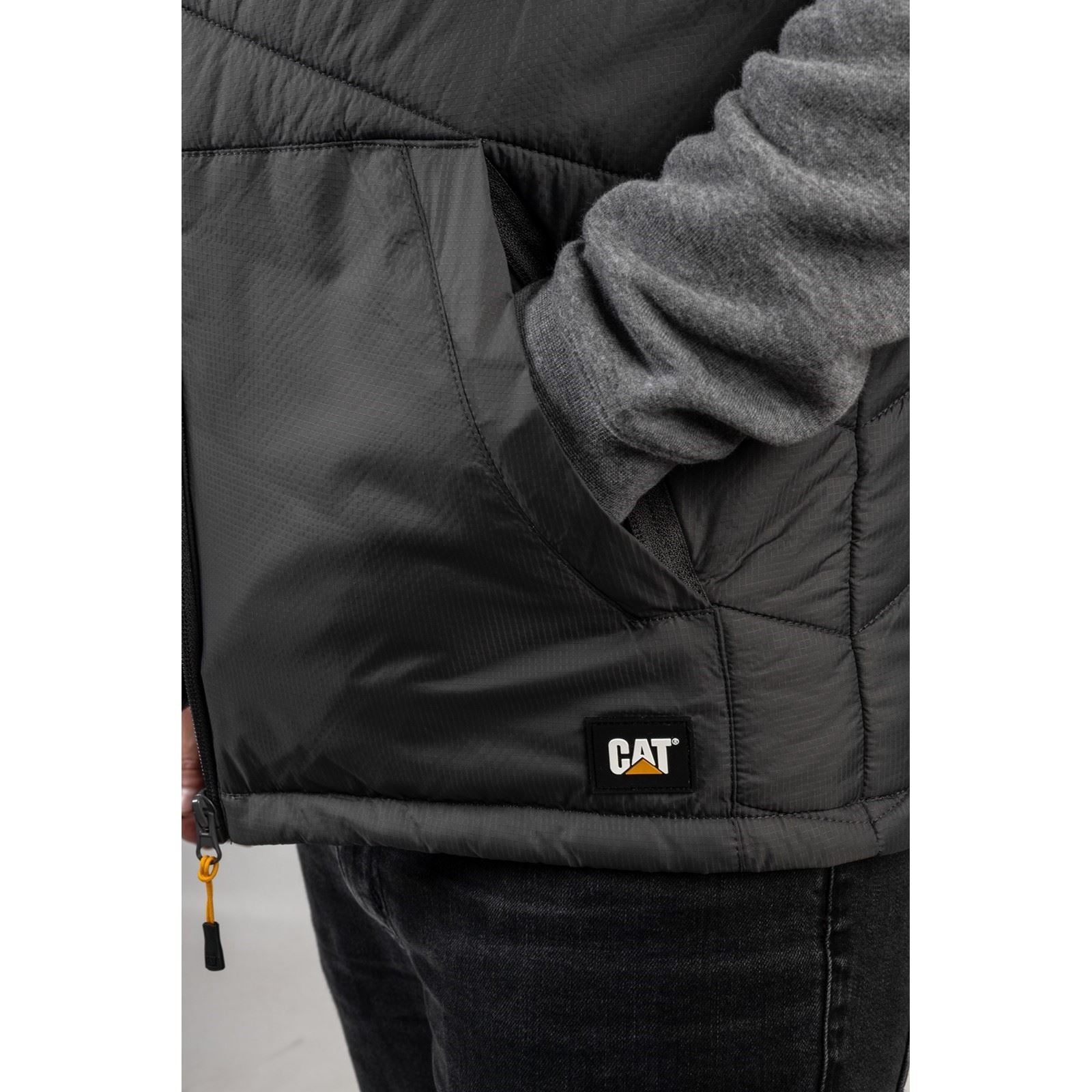 Caterpillar Essentials Body Warmer Men's Black Gilets