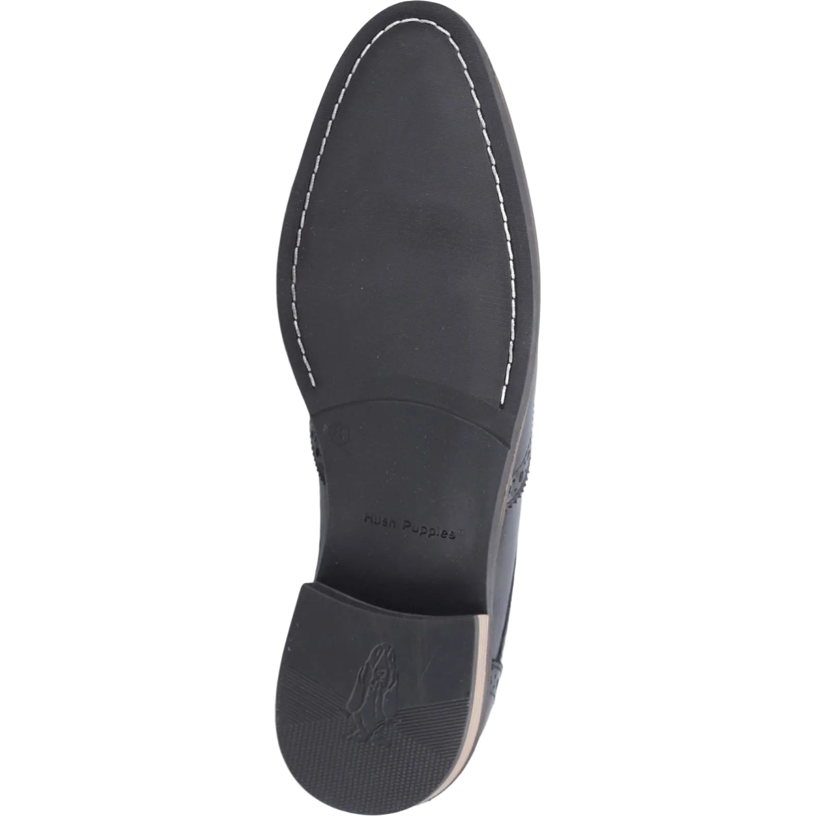 Hush Puppies Dustin Brogue Leather Men's Black Brogues Shoes
