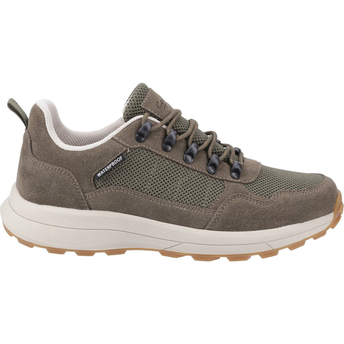 Cotswold Elmfield Suede Mesh Men's Khaki Trainers