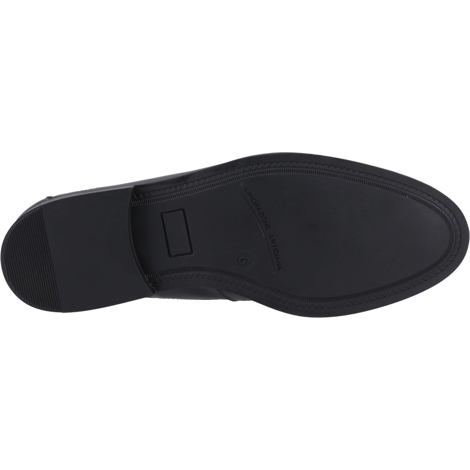 Pod Islay Leather Youth Girl's Black Loafers