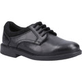 Hush Puppies Tommy Leather Youth Boy's Black Shoes