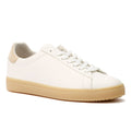 Clae Bradley Leather Men's White/Natural Gum Trainers