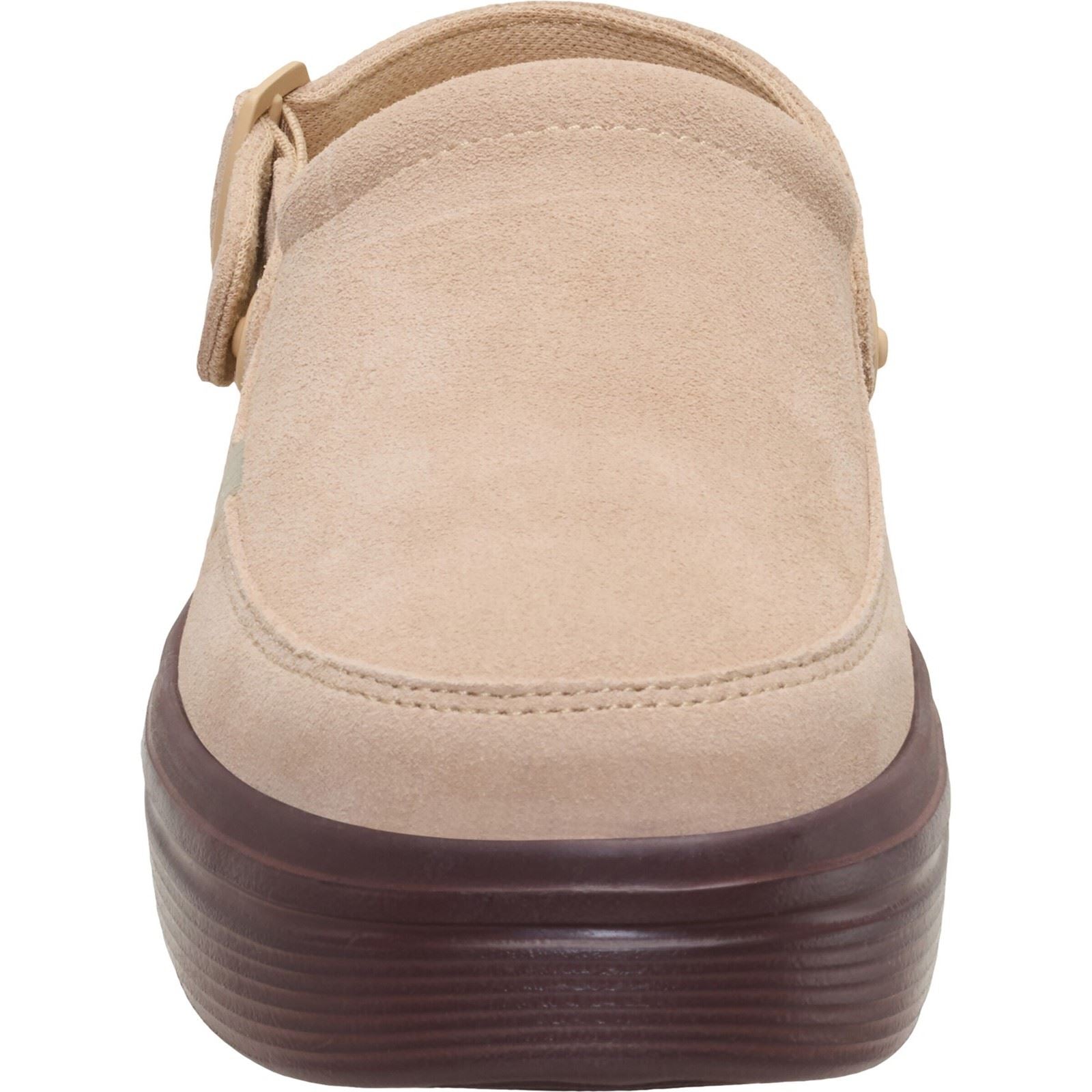 HEYDUDE Austin Lift Suede Women's Sesame/Multi Clogs