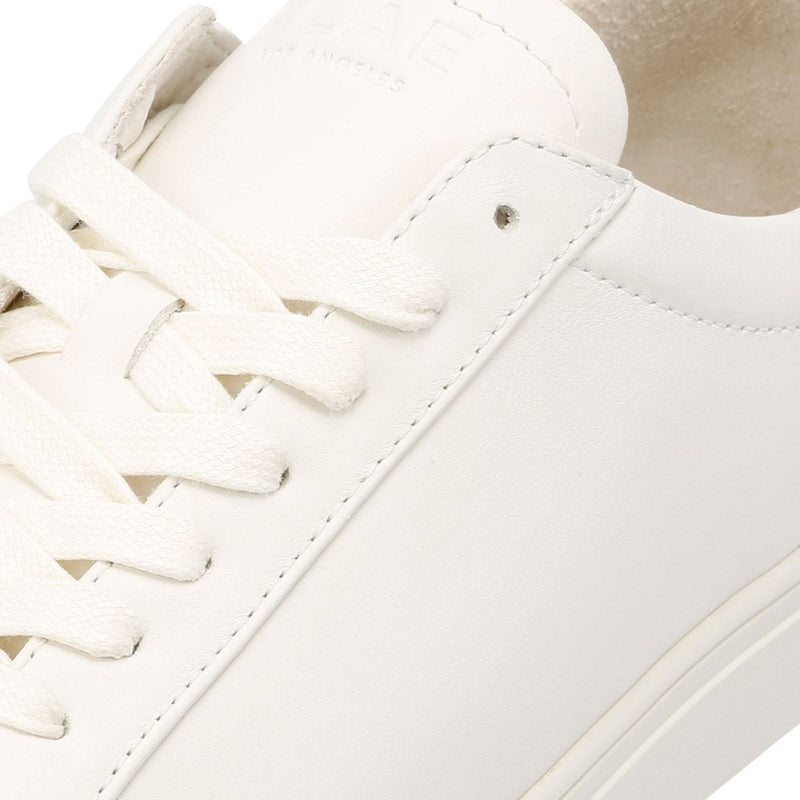 Clae Bradley Essentials Leather Men's Triple White Trainers