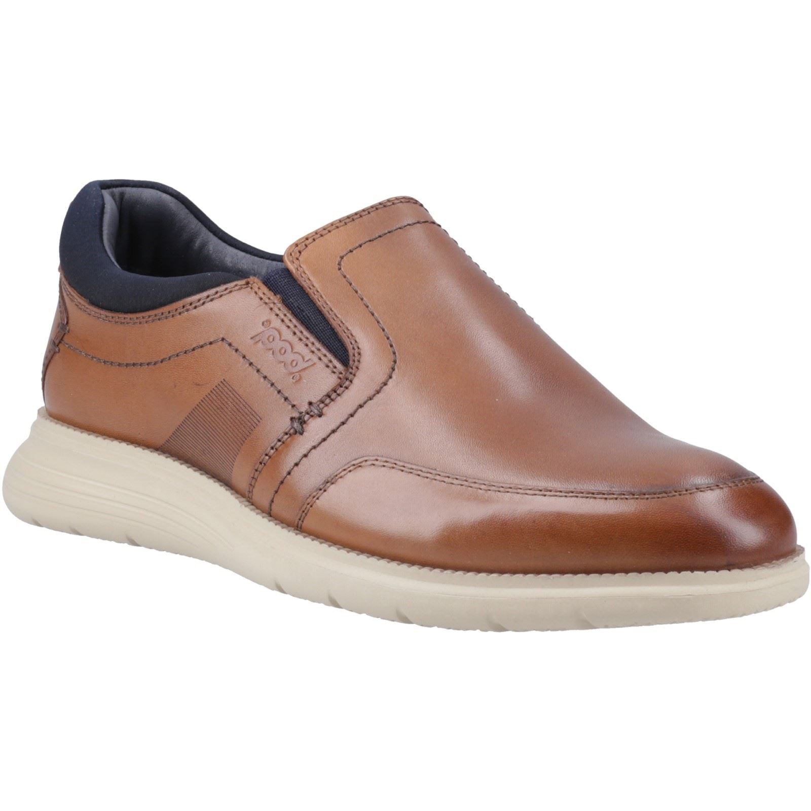 Pod Holden Leather/Textile Men's Cognac Trainers