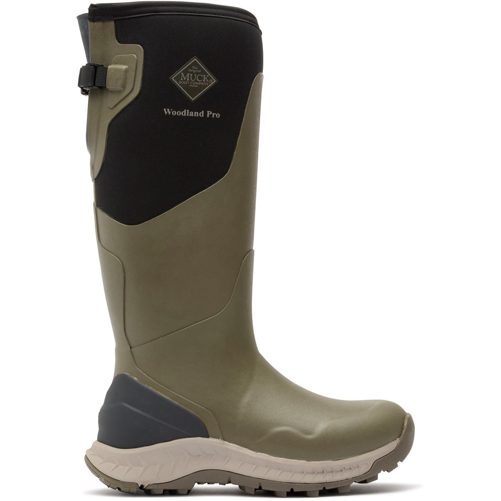 Muck Boots Woodland Pro Rubber Men's OLIVE Wellington Boots