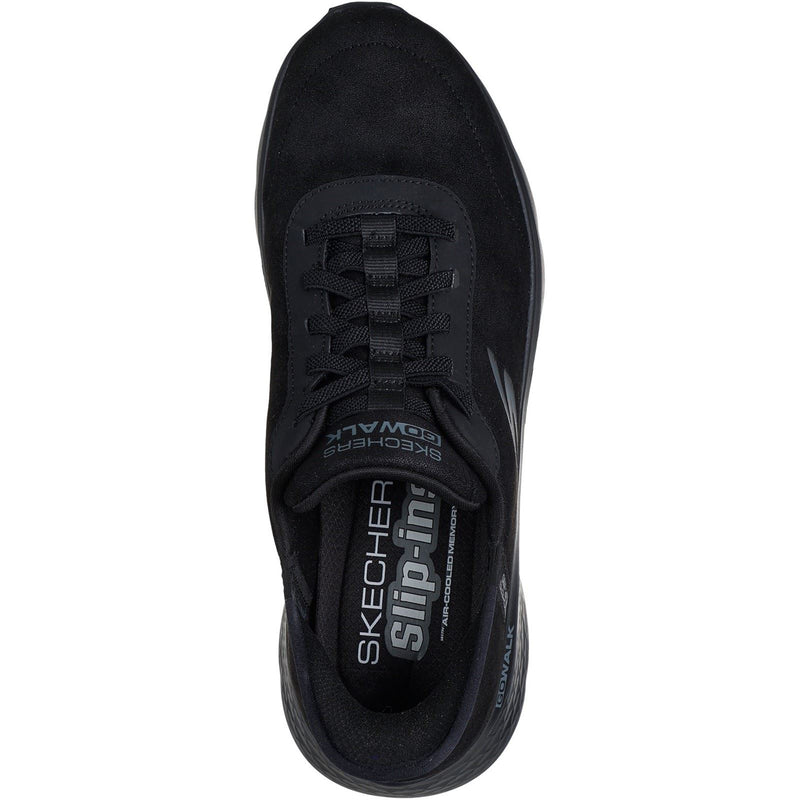 Skechers GO WALK Flex Smooth Motion Textile Men's Black Trainers