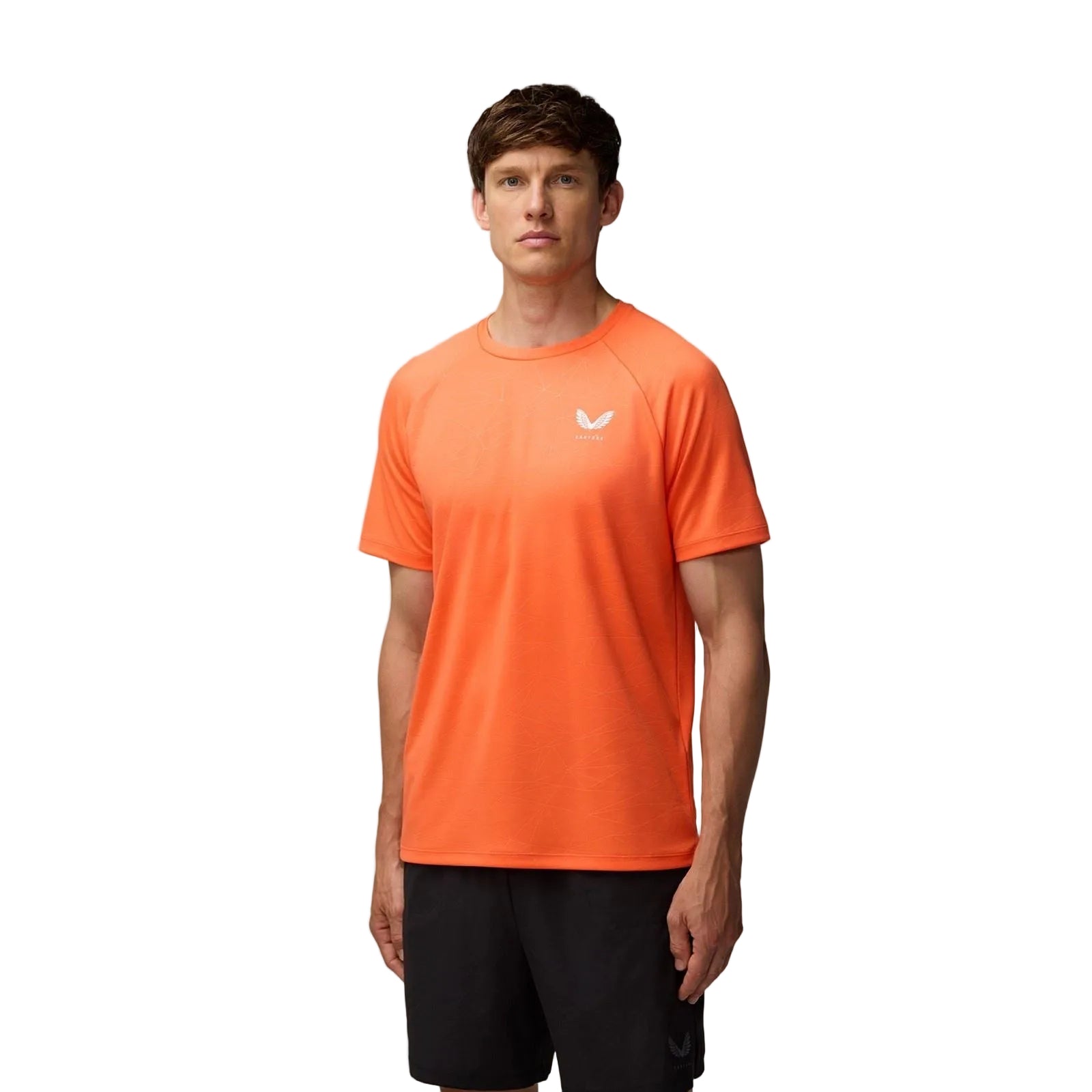 Castore Adapt Training T-Shirt Polyester Men's Orange Activewear T-Shirts