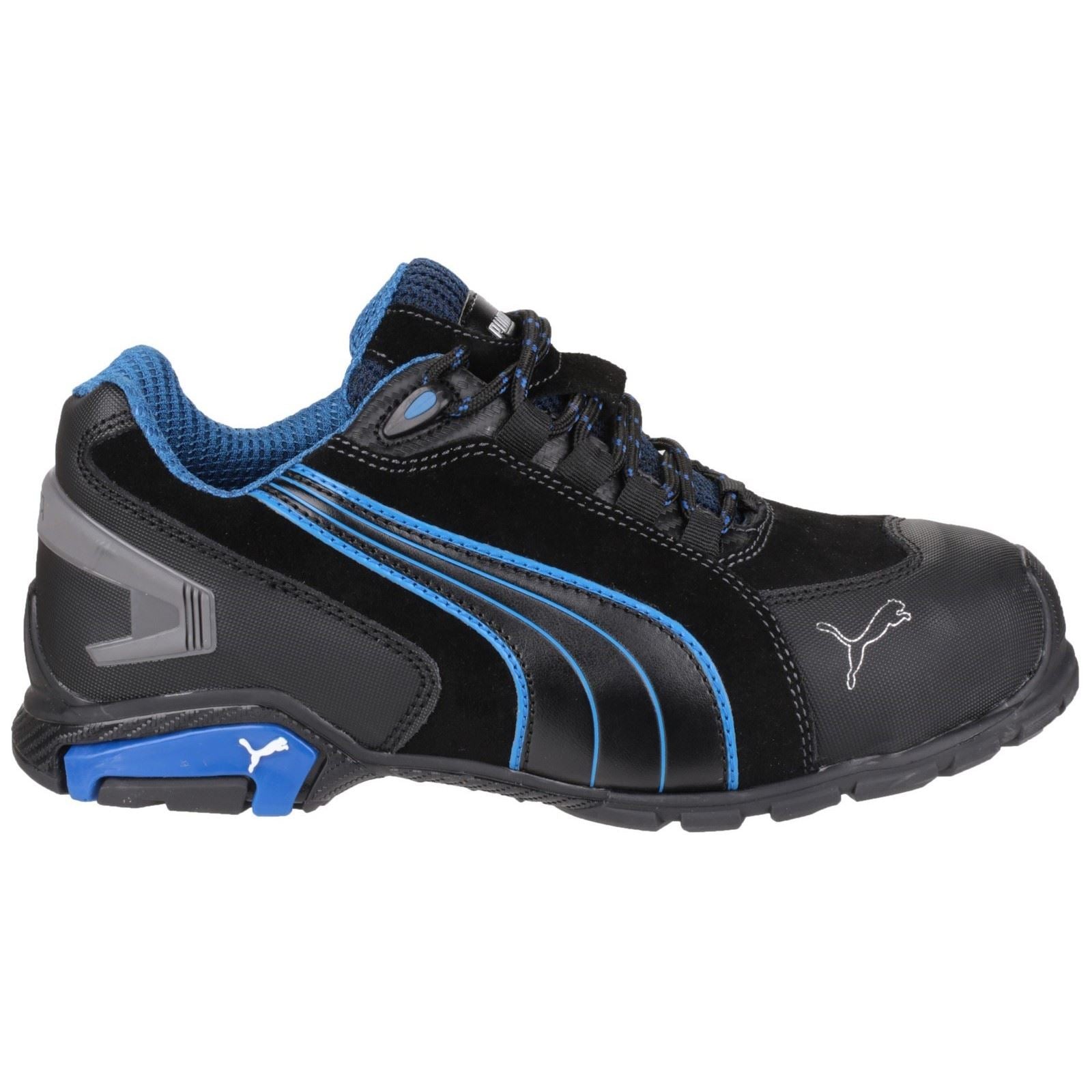 Puma Safety Rio Low Leather Black Safety Trainers