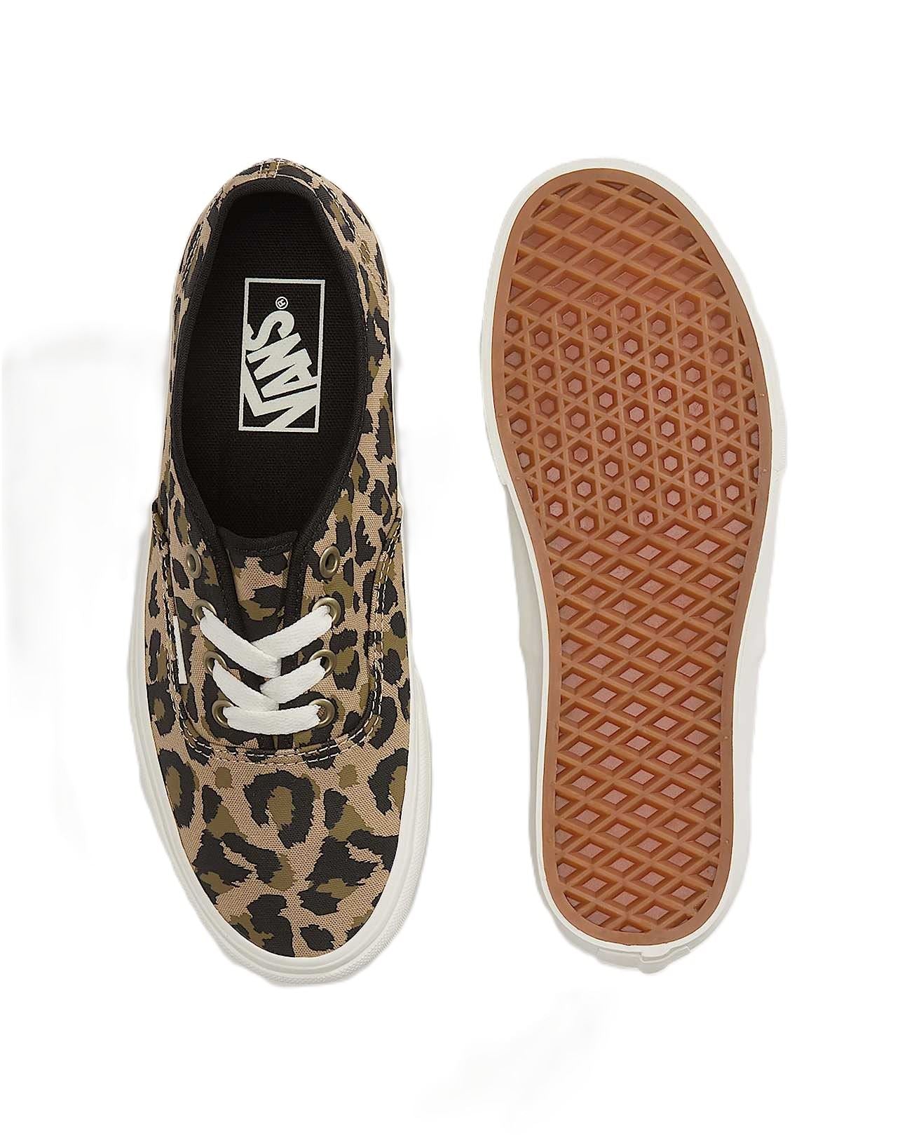 Vans Authentic Canvas Women's Leopard Black/Insense Trainers