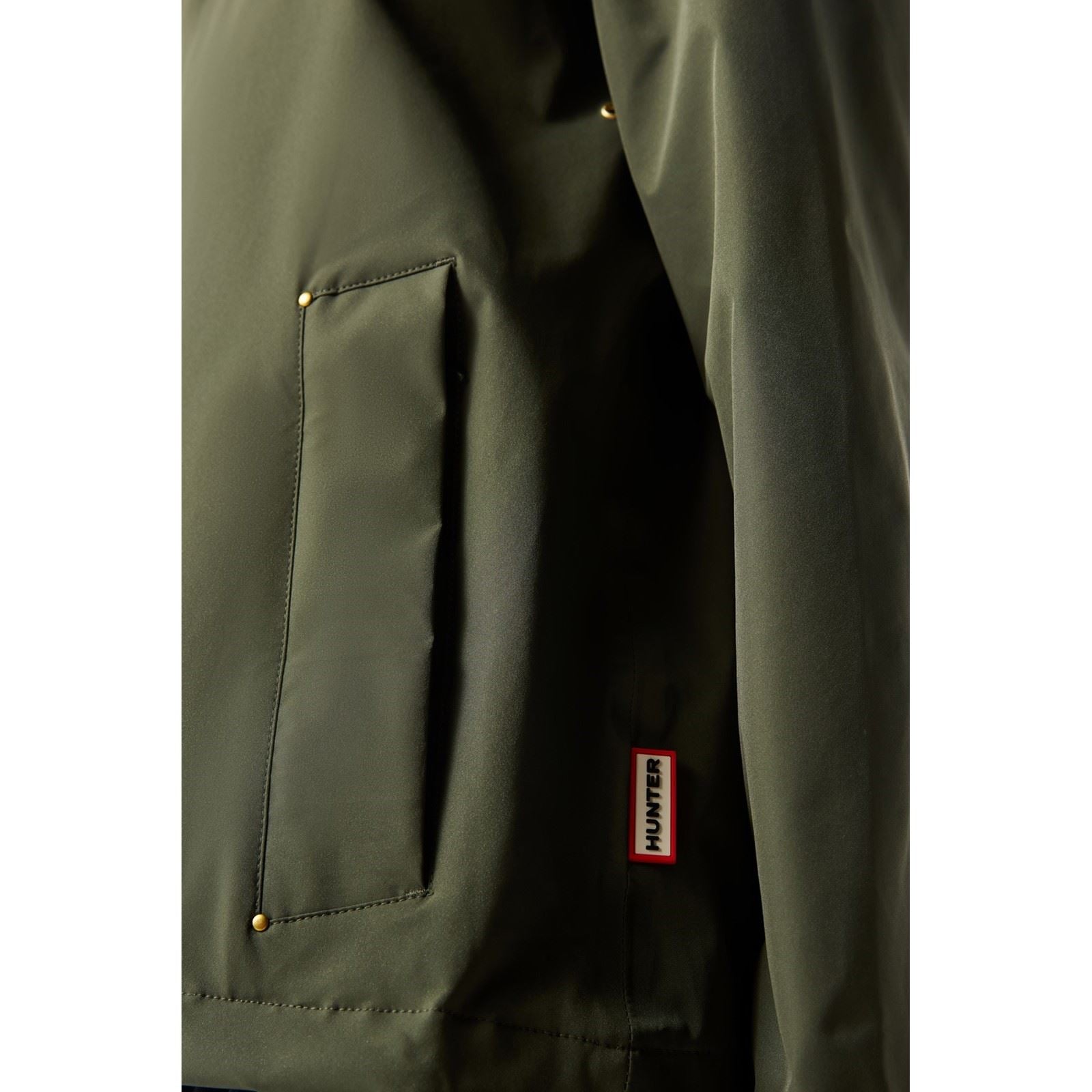 Hunter Original Lightweight Waterproof Women's Green Rain Jacket