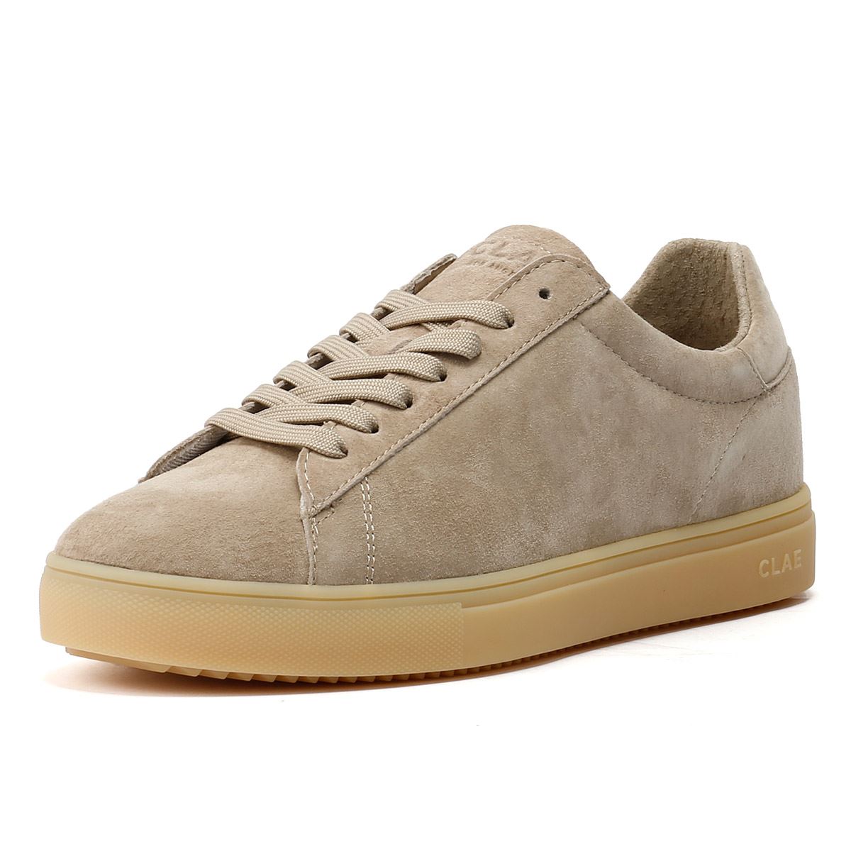 Clae Bradley Suede Men's Cashmere/Natural Gum Trainers