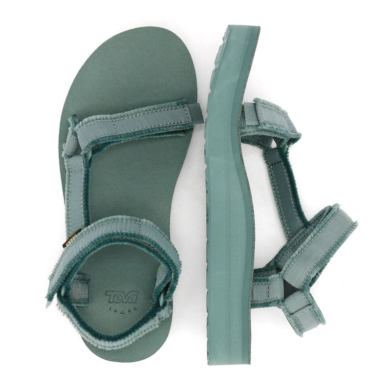 Teva Midform Universal Canvas Women's Silver Pine Sandals