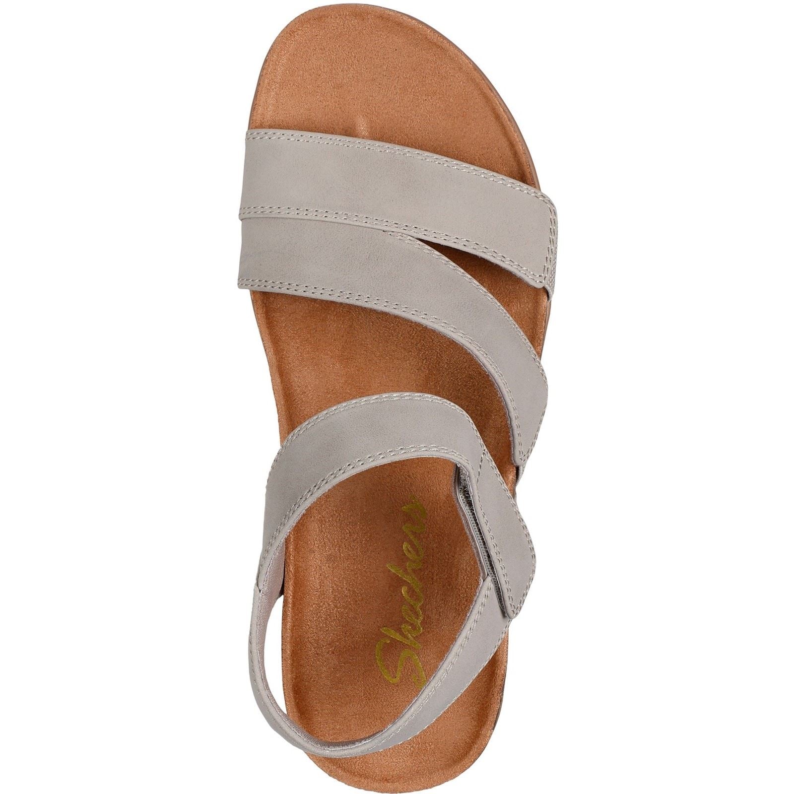 Skechers Lifted Comfort Polyurethane Women's Taupe Sandals