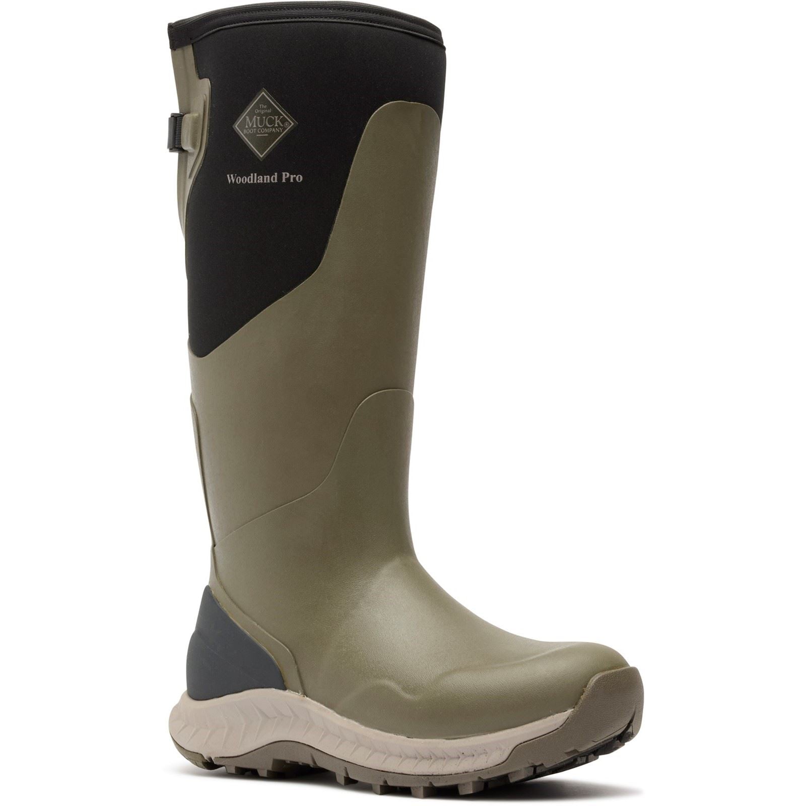 Muck Boots Woodland Pro Rubber Men's OLIVE Wellington Boots