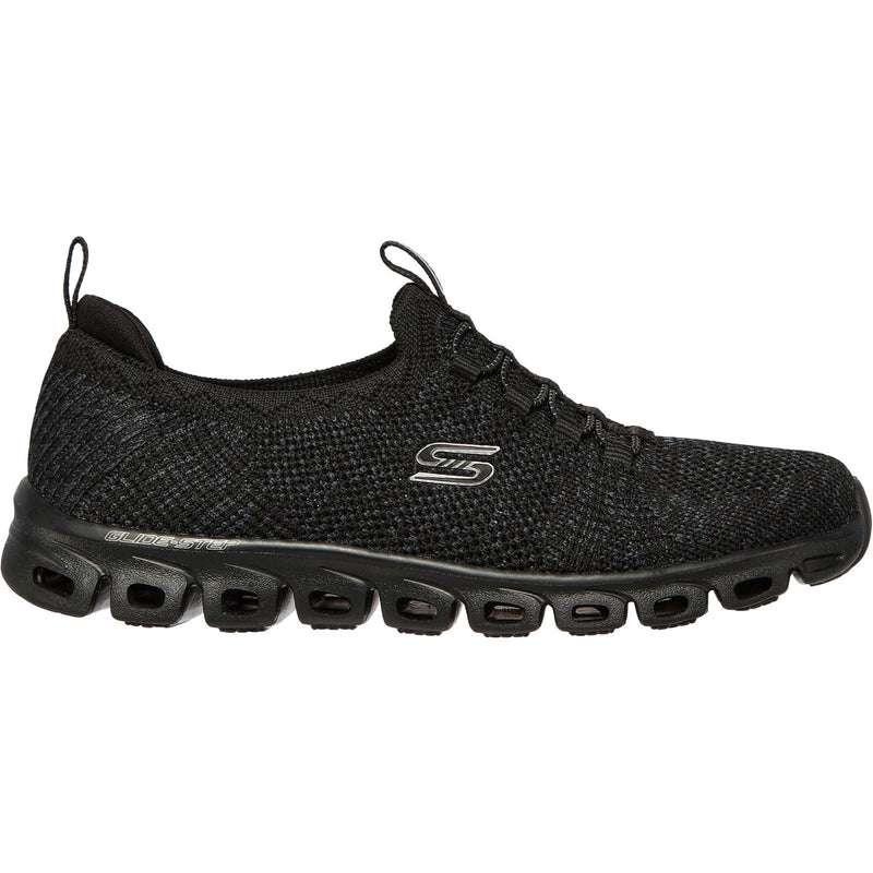 Skechers Glide Step Textile Women's Black Trainers