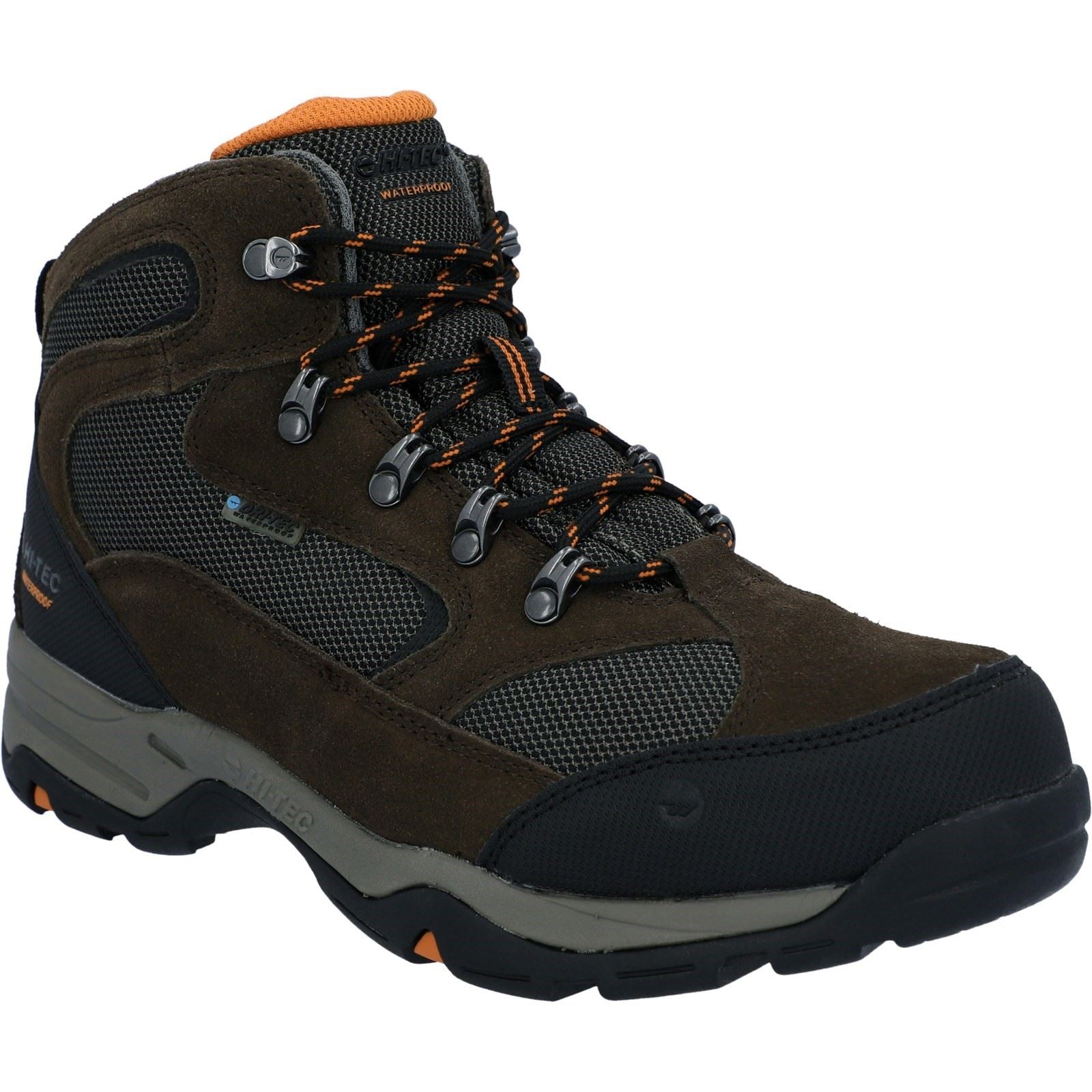Hi-Tec Storm Wide Suede Men's Dark Chocolate/Dark Taupe Hiking Boots