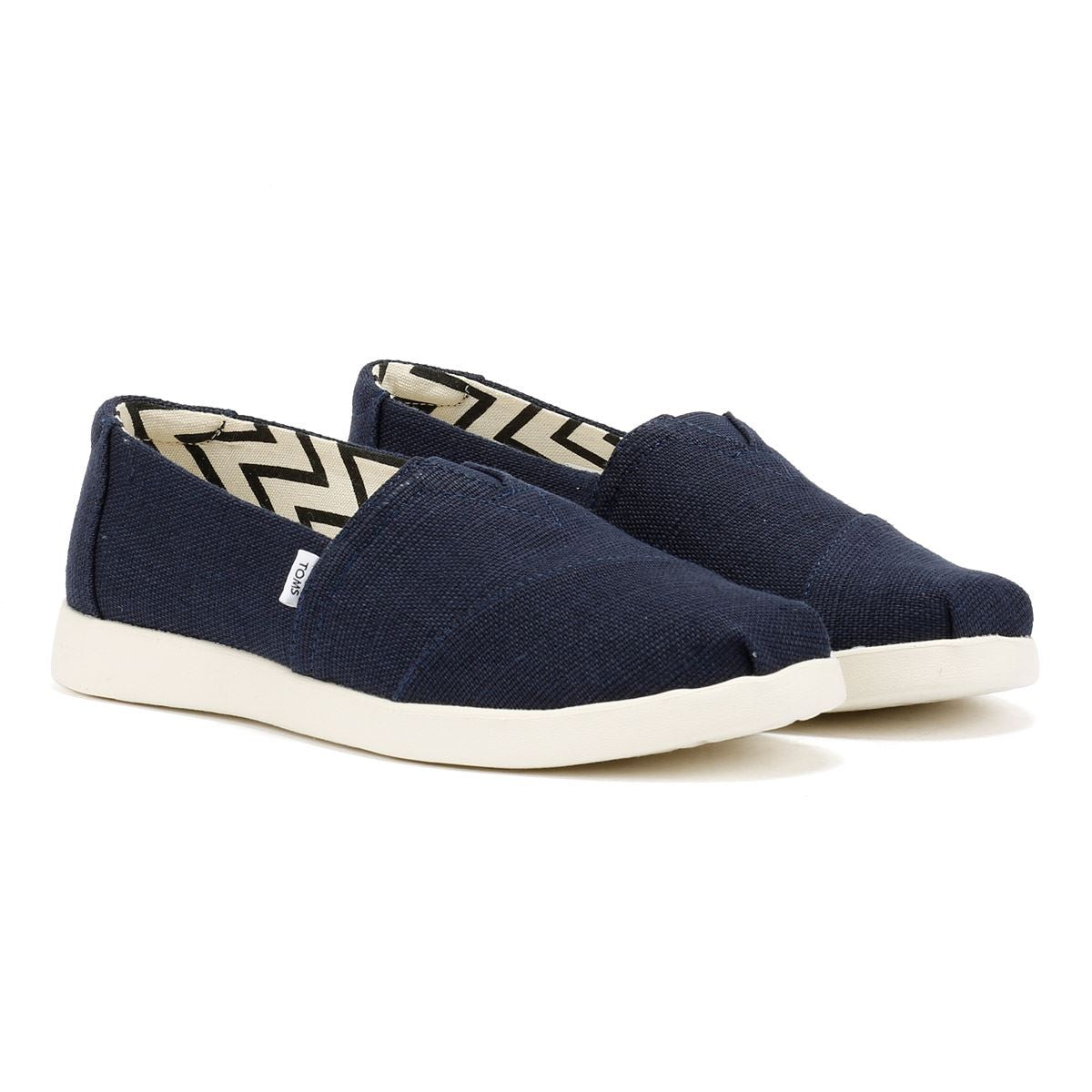 TOMS Alpargata Plus Heritage Canvas Women's Navy Espadrilles