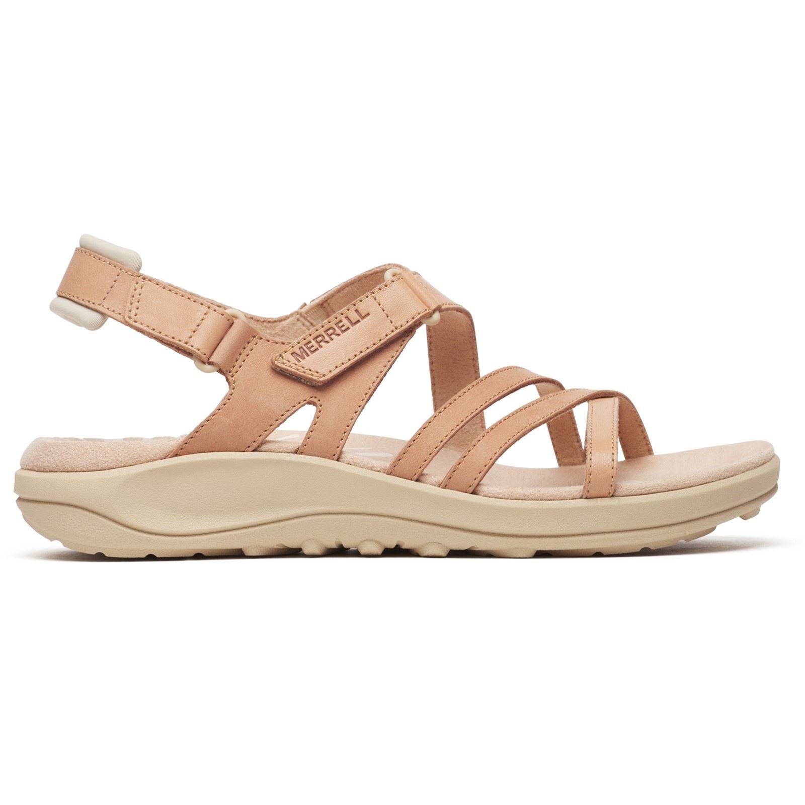 Merrell Harbor Backstrap Leather Women's Tan Rose Sandals