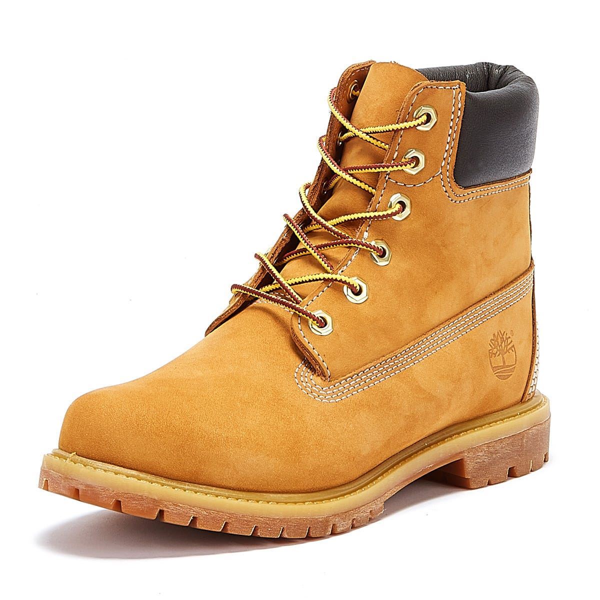 Timberland 6 Inch Premium Womens Tan Boots