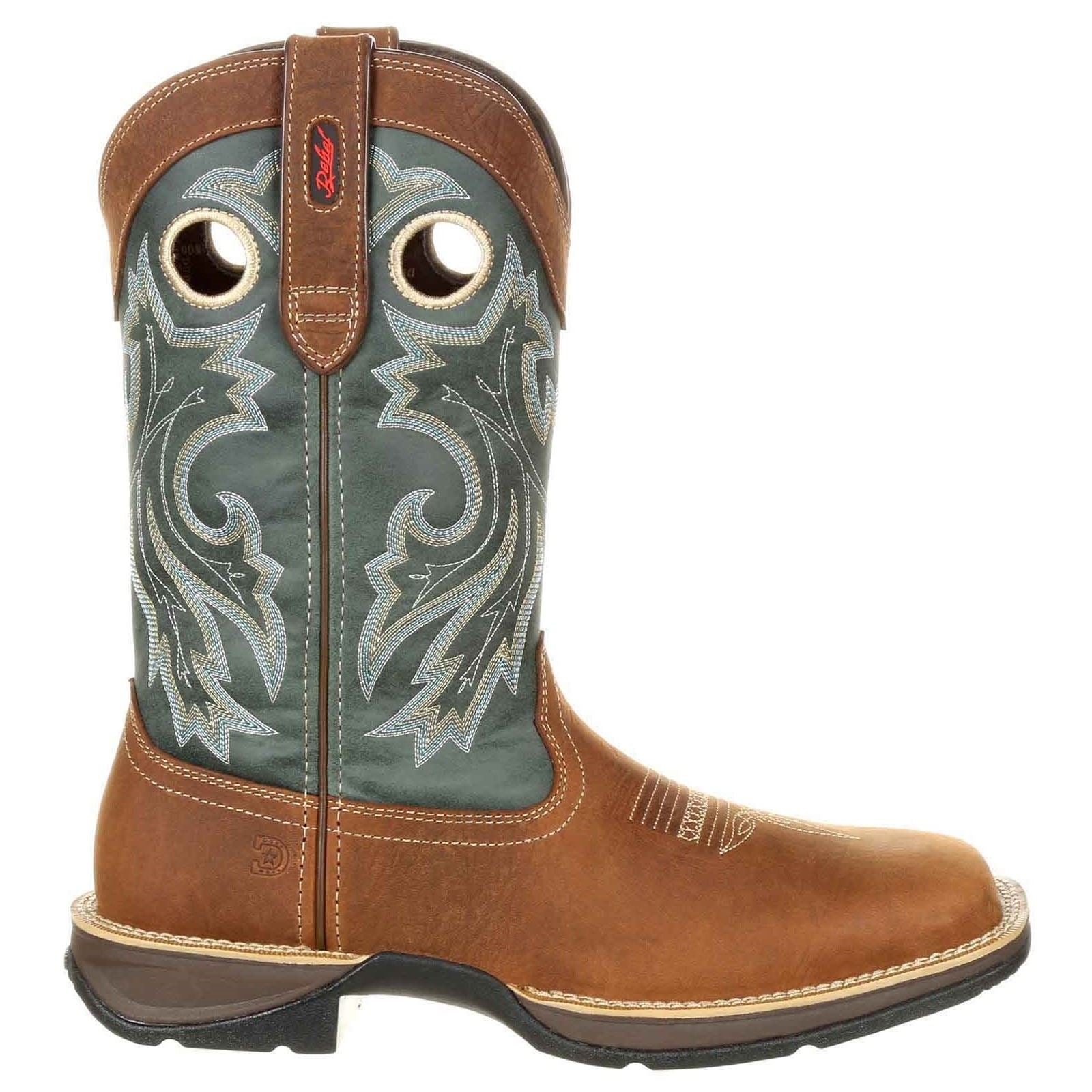 Durango Rebel Leather Men's Saddlehorn/Clover Boots