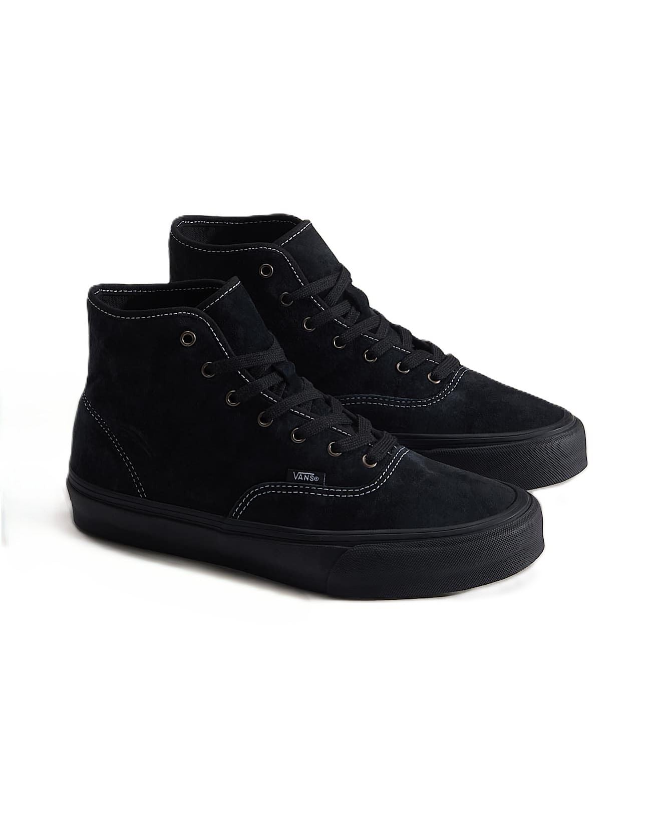 Vans Authentic Hi 2.0 Pig Suede Black Trainers