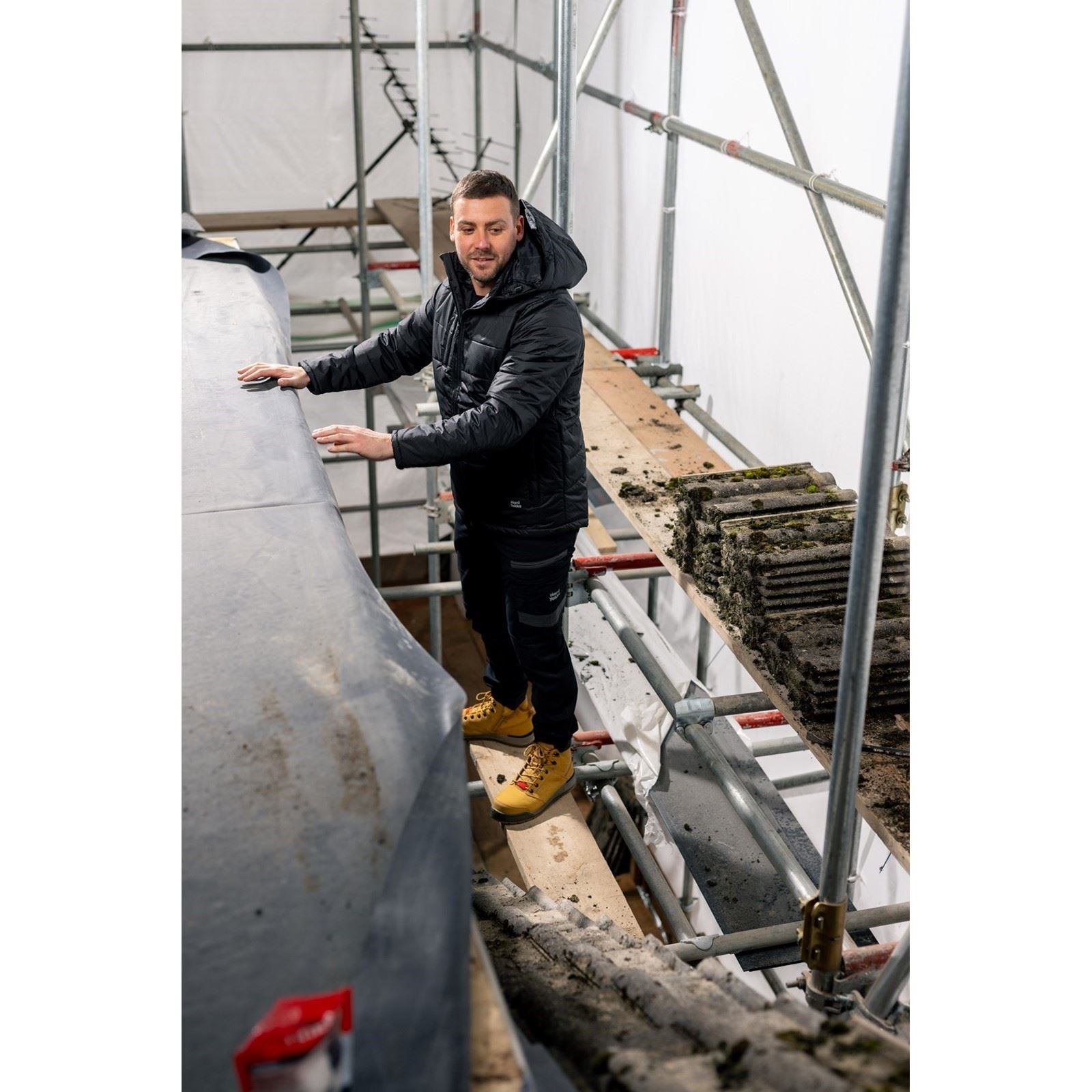 Hard Yakka Puffa 2.0 Men's Black Puffer Jacket