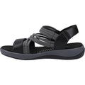 Hush Puppies Susanna Leather Women's Black Sandals