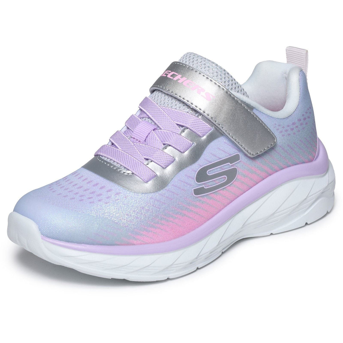 Skechers Boundless Color Blitz Textile Junior Grey/Multi Trainers
