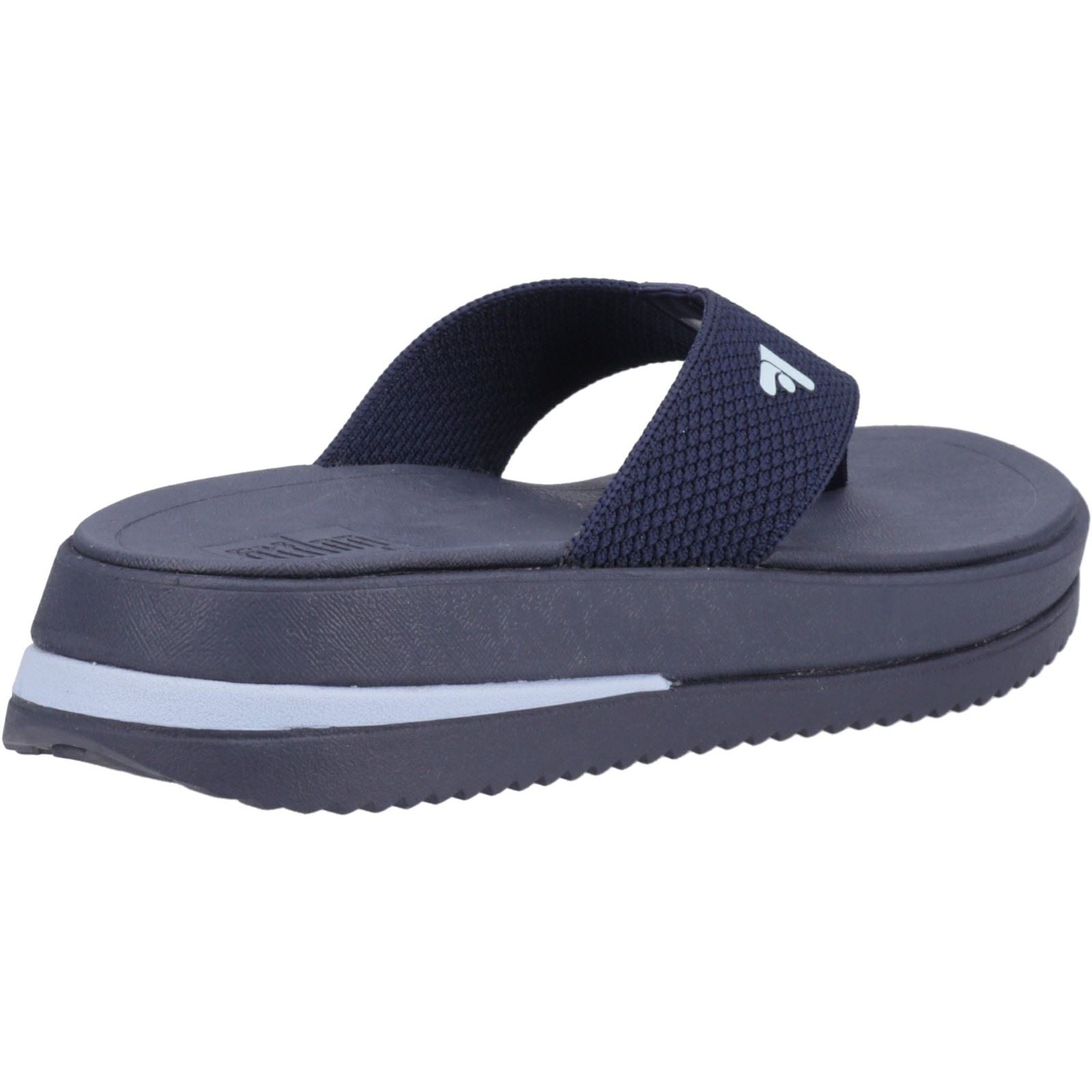 Fitflop Surff Two-tone Polyester Women's Midnight Navy Wide Sandals