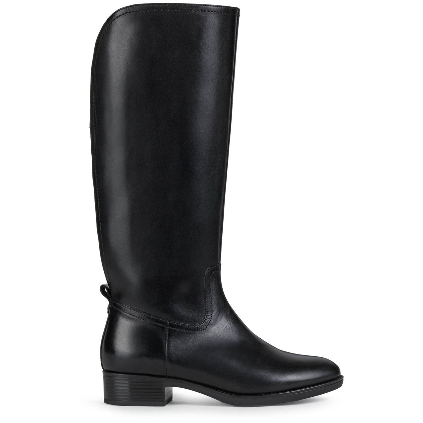 Geox D Felicity Leather Women's Black Boots