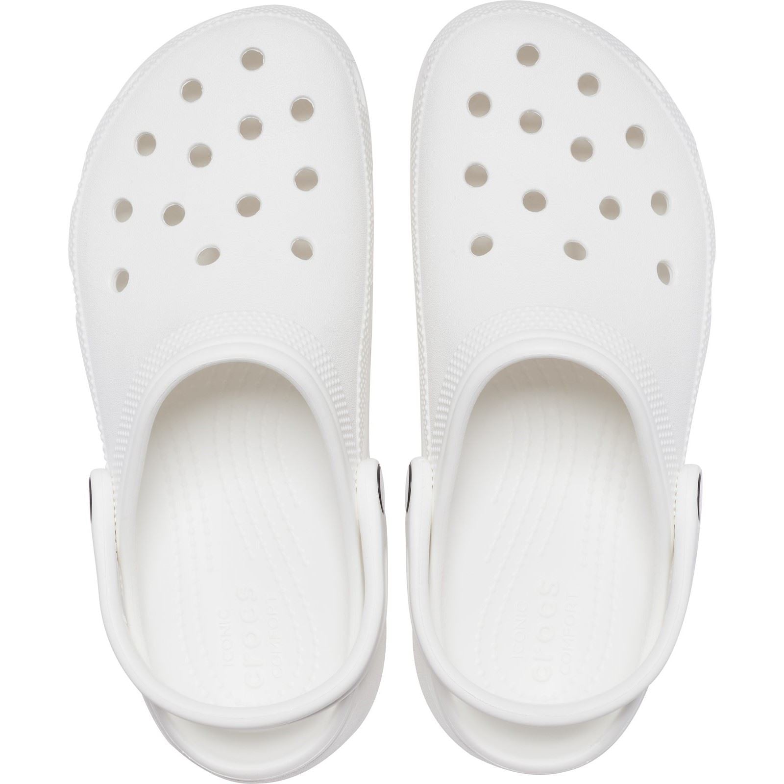Crocs Classic Platform Synthetic Women's White Clogs