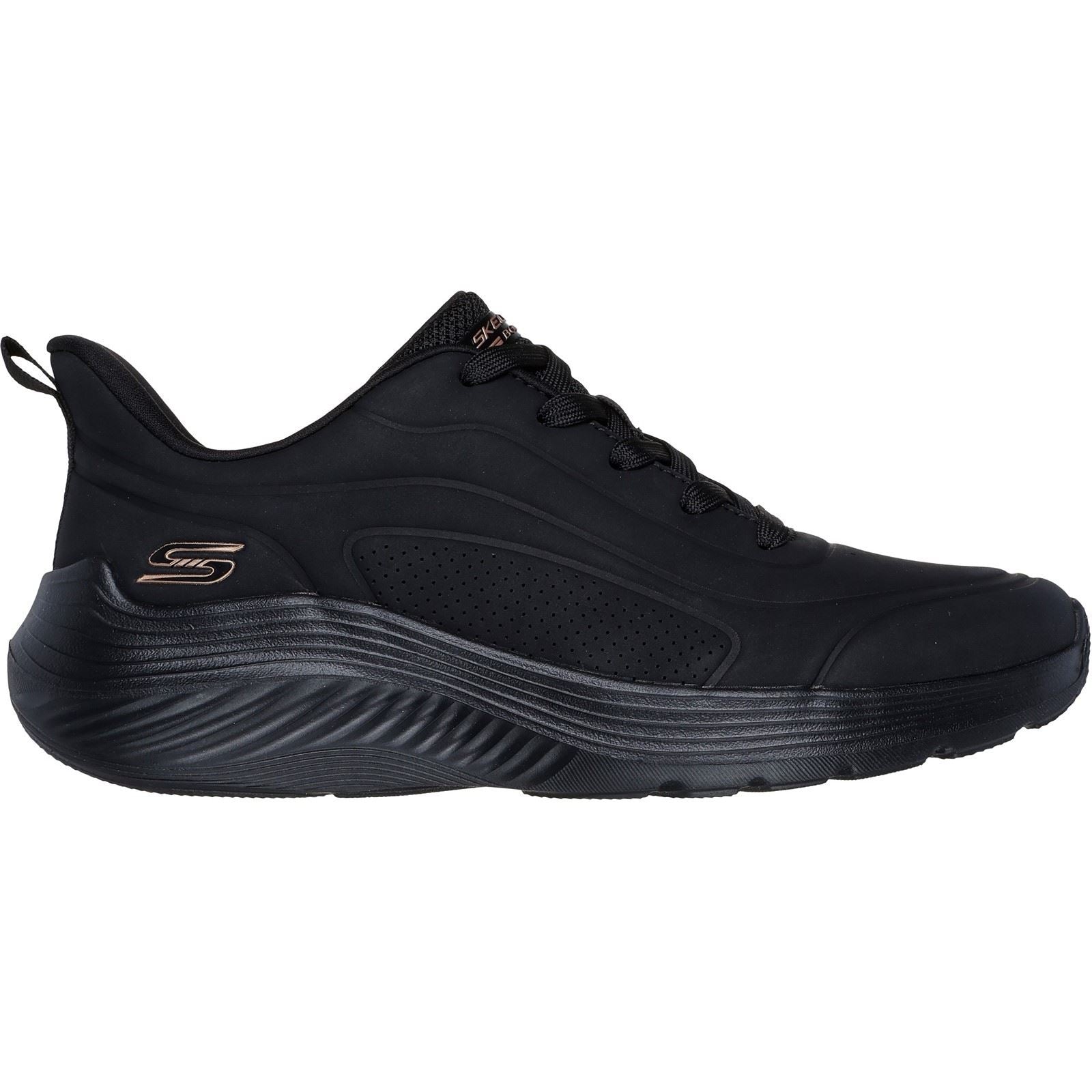 Skechers BOBS Sport Squad Waves Just Wading Synthetic Women's Black Trainers