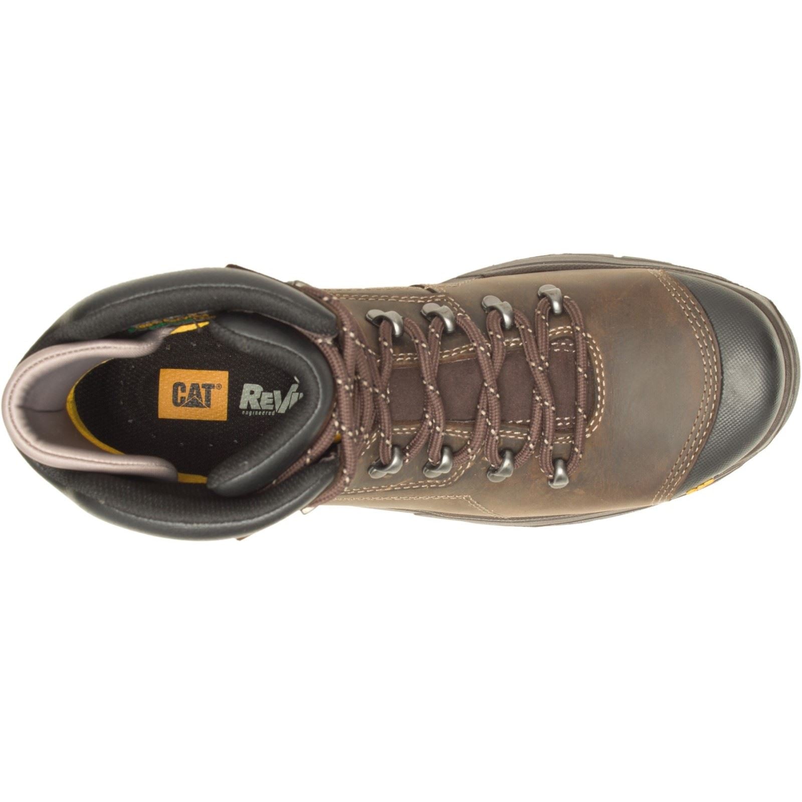 Caterpillar Diagnostic 2.0 Leather Coffee Safety Boots