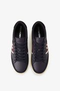 Fred Perry B725 Leather Suede Men's Navy/Ecru/Oxblood Trainers