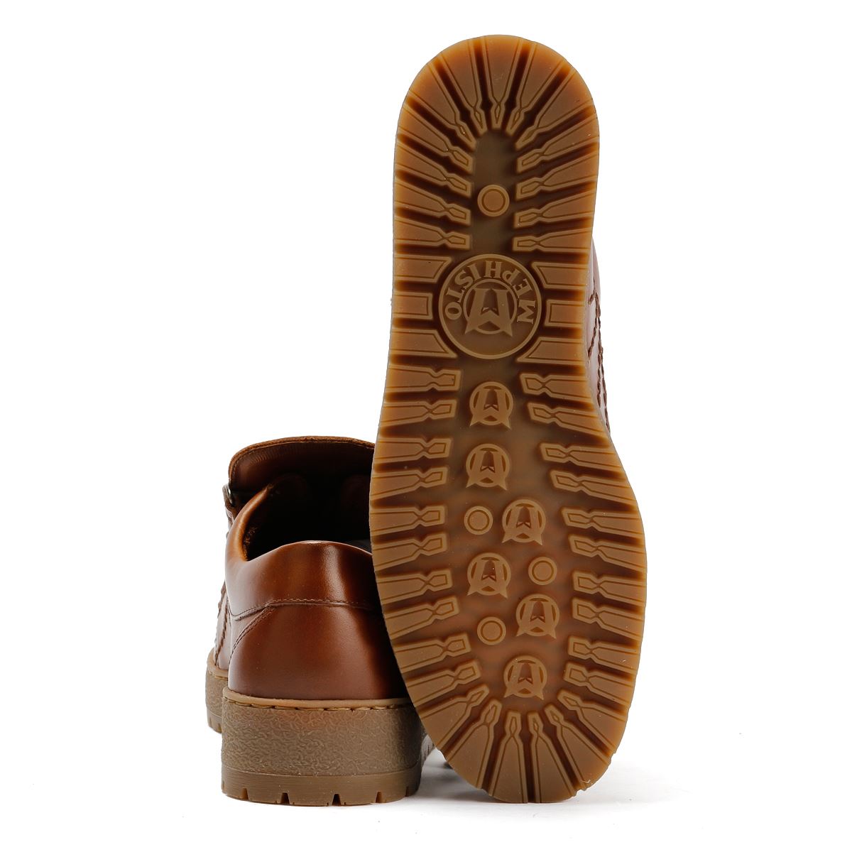 Mephisto Rainbow Heritage 4778 Leather Men's Chestnut Shoes