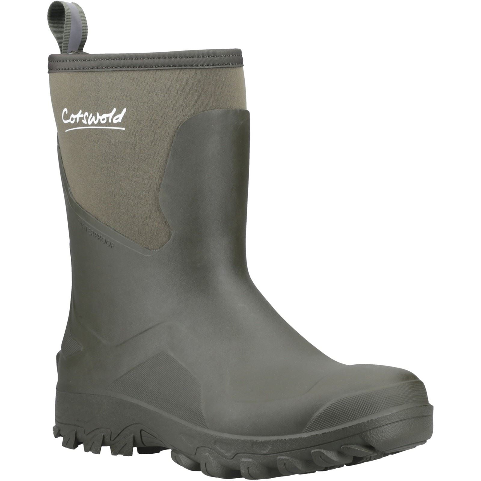 Cotswold Standlake Rubber Men's Green Wellington Boots