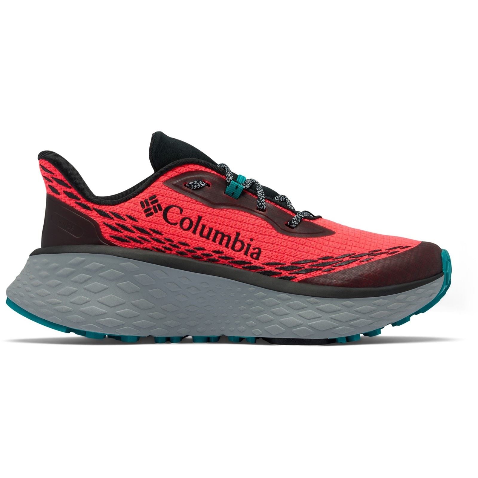 Columbia Konos Trillium ATR Polyester Women's Neon Sunrise/Teal Chloride Hiking Shoes