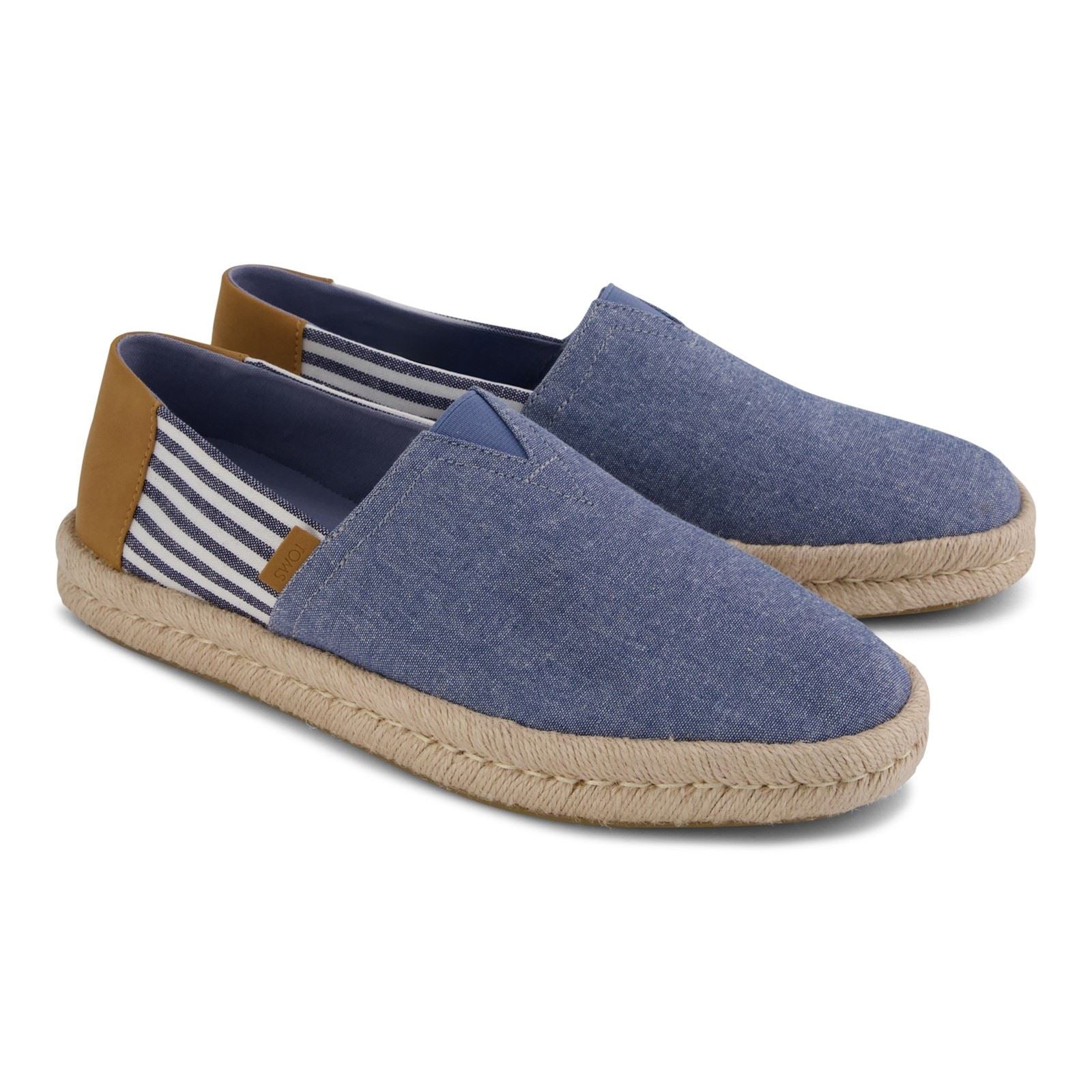 TOMS Alpargata Rope 2.0 Textile Men's Navy Espadrilles