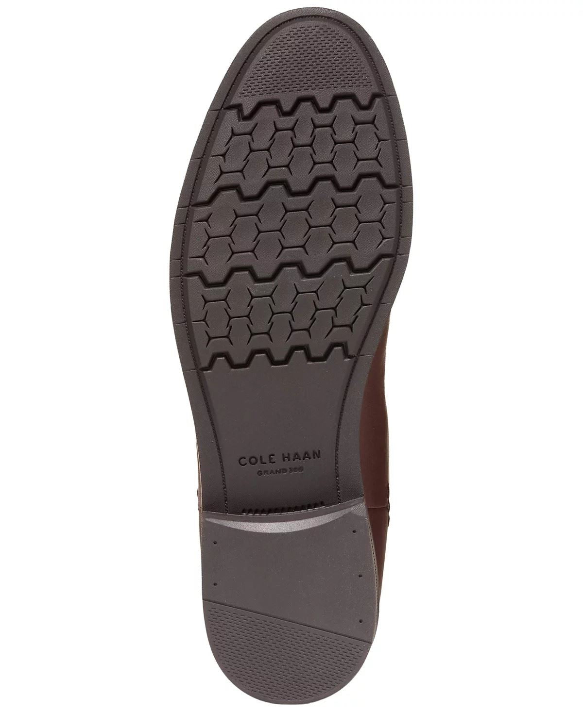 Cole Haan Newmark Grand Leather Men's Chestnut Chelsea Boots